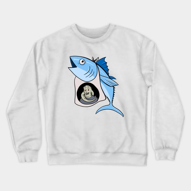 A Bib for Tuna Crewneck Sweatshirt by jshpower